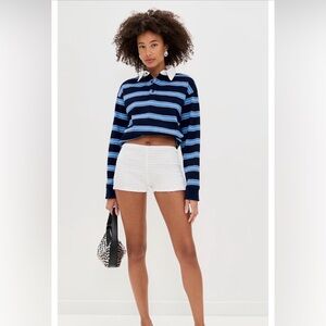 Lioness Women's Countryside Jersey Top Midnight Stripe size XS. NWT!!!